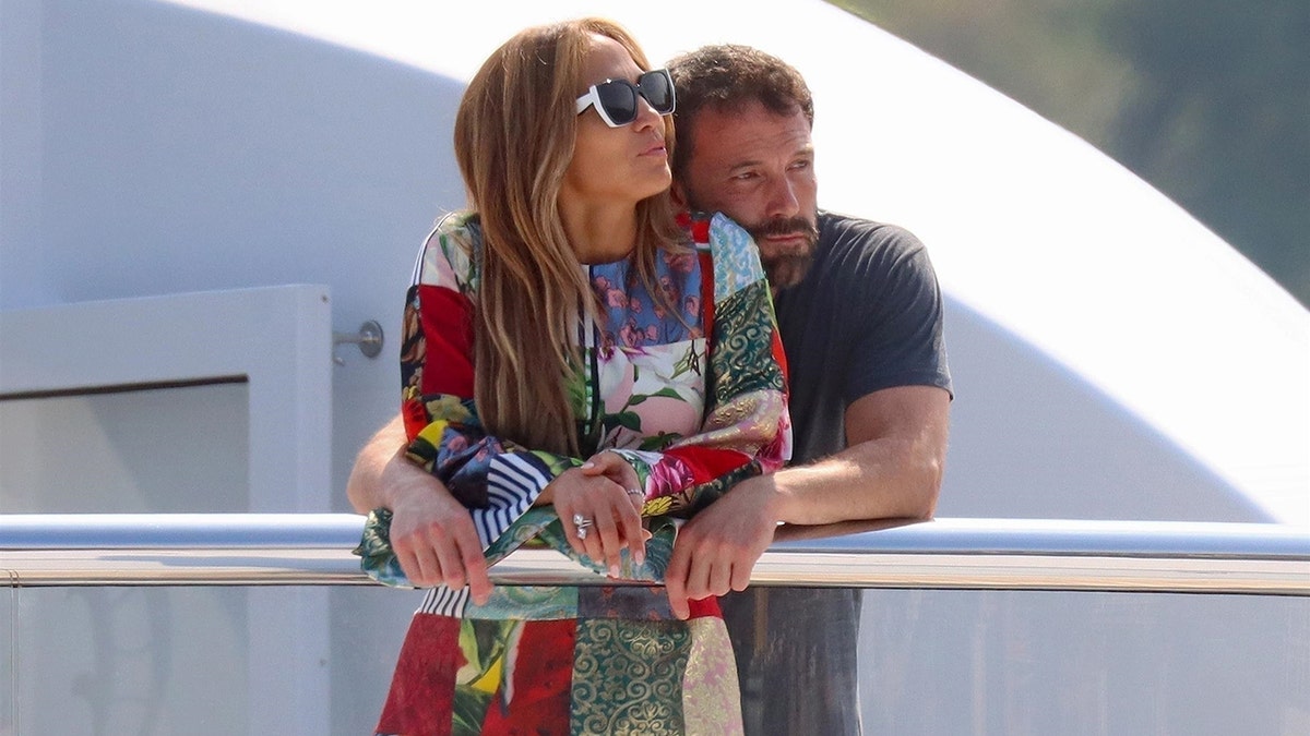 Jennifer Lopez and boyfriend Ben Affleck pictured packing on the PDA while on a romantic cruise aboard a yacht in the South of France.
