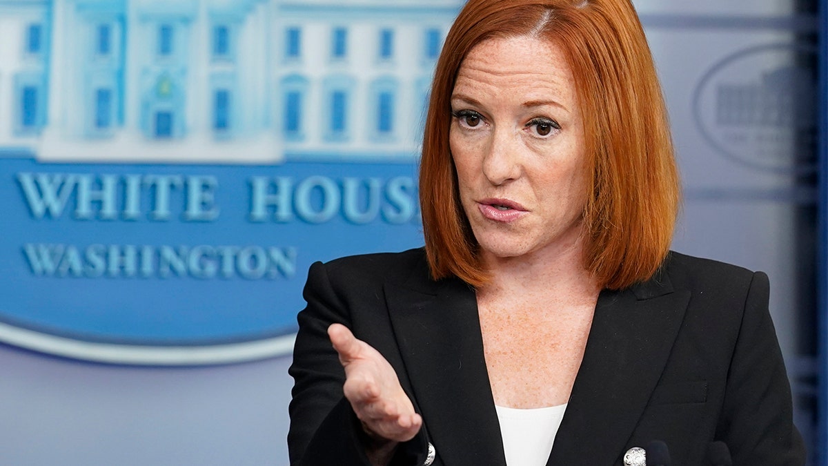 White House press secretary Jen Psaki speaks during the daily briefing at the White House in Washington, Tuesday, July 20, 2021. (AP Photo/Susan Walsh)