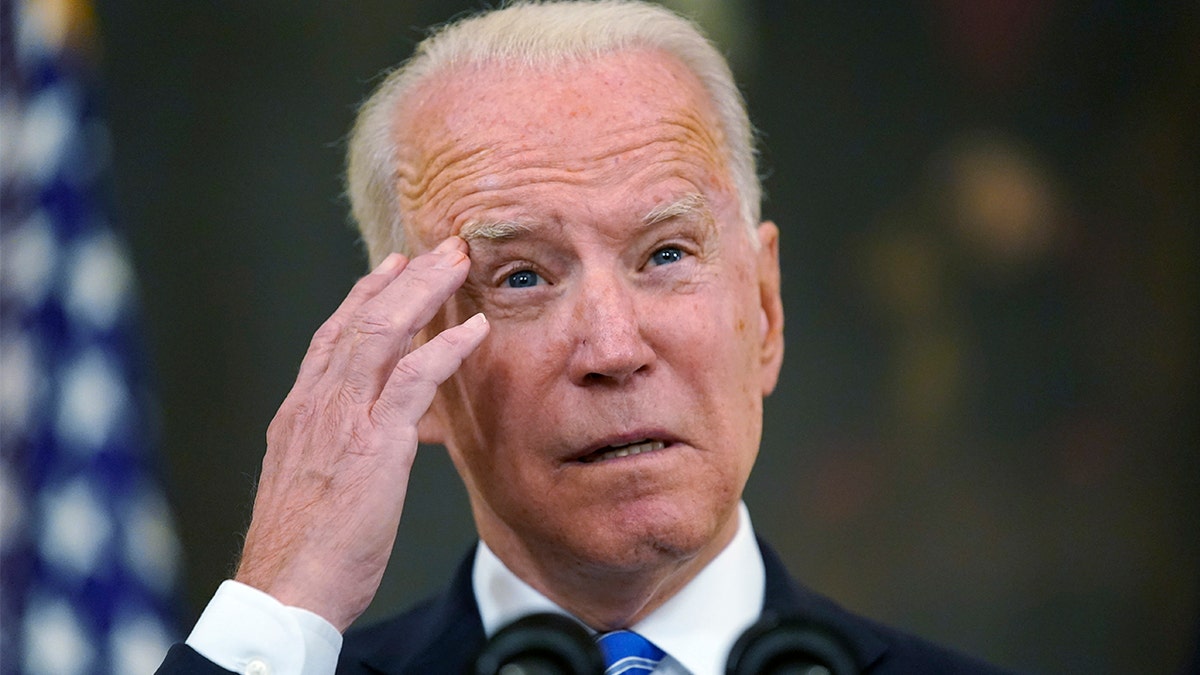 President Biden speaks about the economy and his infrastructure agenda in the State Dining Room of the White House, in Washington, Monday, July 19, 2021. (AP Photo/Andrew Harnik)