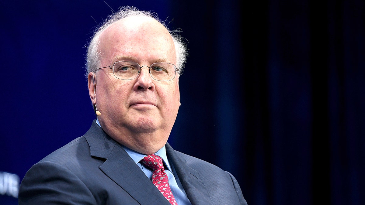 BEVERLY HILLS, CALIFORNIA - APRIL 29: Karl Rove participates in a panel discussion during the annual Milken Institute Global Conference at The Beverly Hilton Hotel on April 29, 2019 in Beverly Hills, California. (Photo by Michael Kovac/Getty Images)