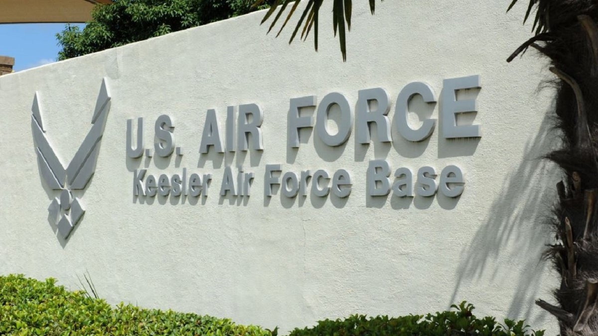 An airman assigned to the Keesler Air Force Base in Mississippi died Wednesday