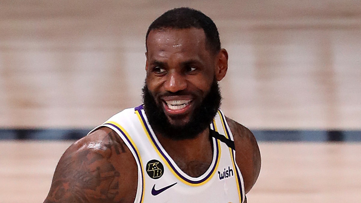 LeBron James stars in the film ‘Space Jame: A New Legacy.’  (Photo by Mike Ehrmann/Getty Images)