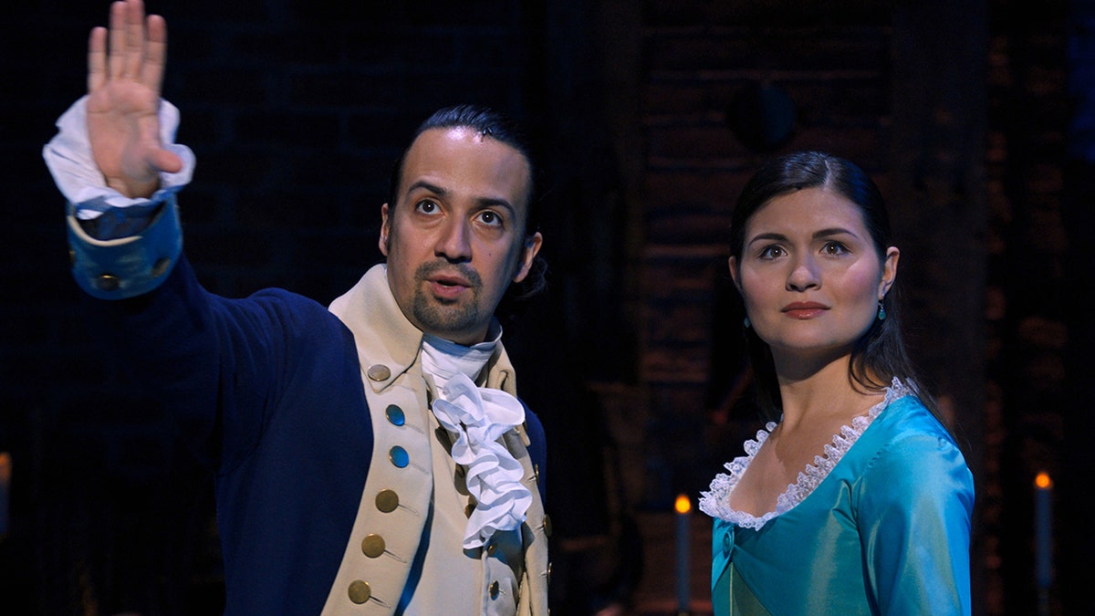 Lin-Manuel Miranda (left) was expected to earn a nomination, but his various costars, including Philipa Soo (right), were not.
