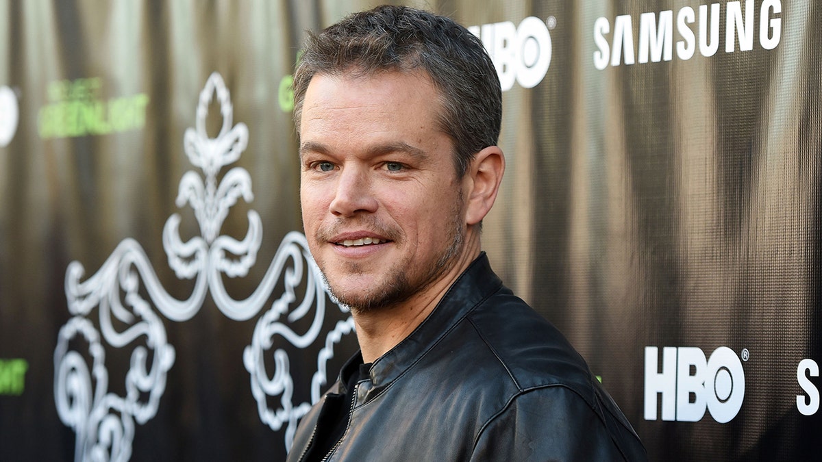 Matt Damon poses for a photo