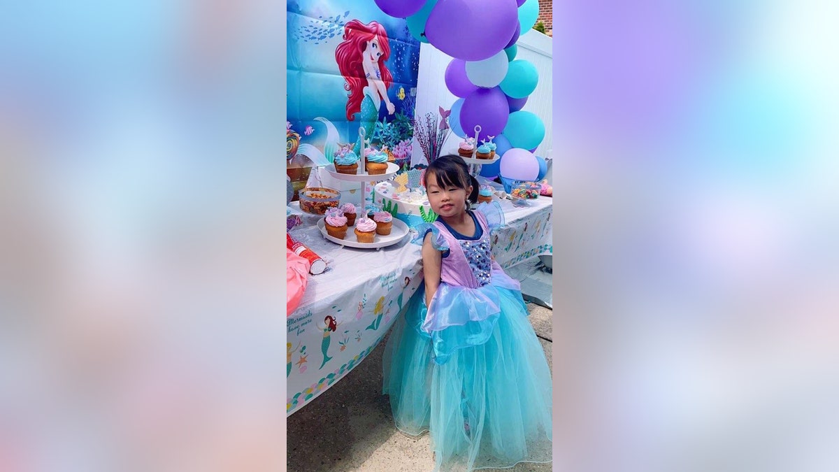 Angelina Liu, daughter of NYPD cop Wenjian Liu, celebrates her fourth birthday July 25, 2021.