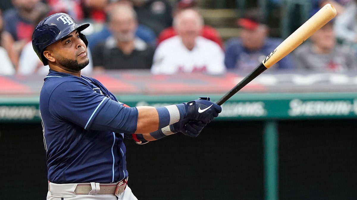 MLB on FOX - First look at Nelson Cruz in a Tampa Bay Rays uniform