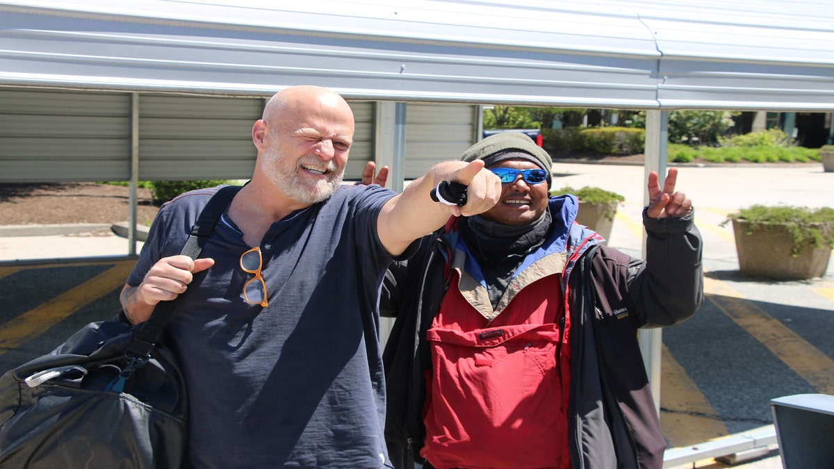 Scott Kuczmarski and Robert Pineda in Palo Alto, California.