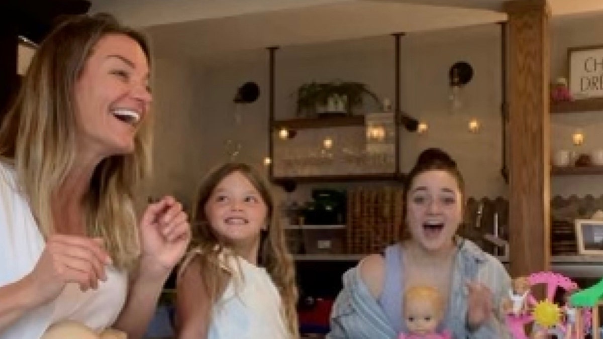 Babysitter Delaney Wilson (right) went viral after her boss, Nicki Maher (left) posted a video of Wilson singing the Disney song "Part of Your World" on her TikTok page.