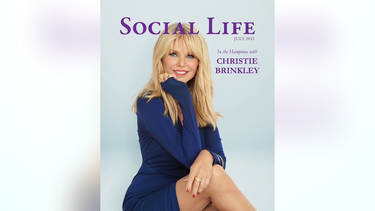 Christie Brinkley Social Life magazine July 2021 issue Hamptons