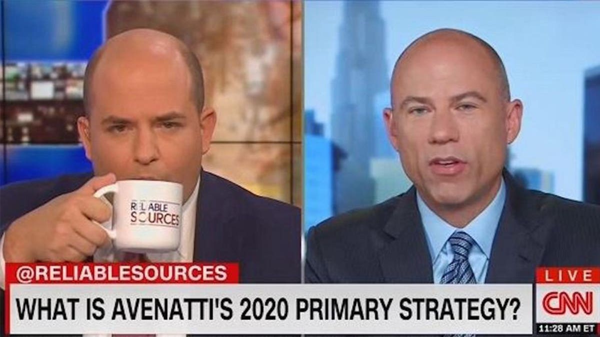 Brian Stelter to Michael Avenatti in 2019: "One of the reasons why I'm taking you seriously as a [2020 presidential] contender is because of your presence on cable news."