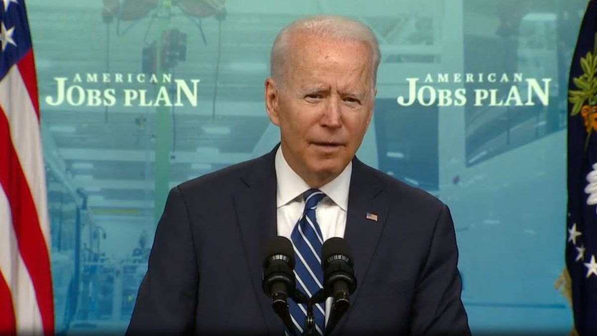 President Joe Biden remarks on June's jobs report. 