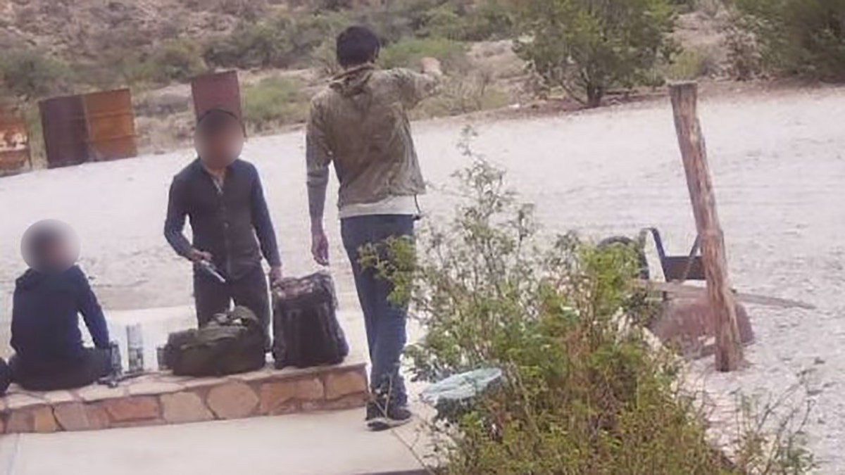 Three armed undocumented migrants, who appear to be males, were encountered in Hudspeth County, Texas, on Tuesday after allegedly breaking into a ranch house and stealing two loaded handguns, ammo and other items.