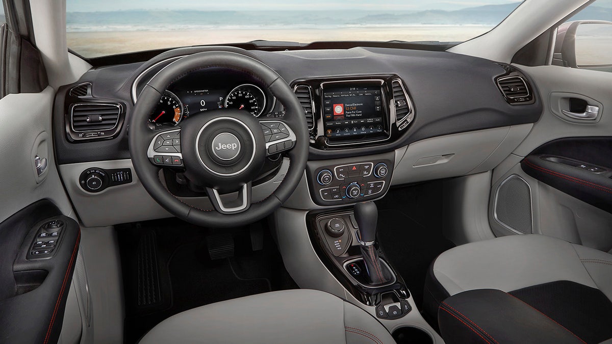 The 2021 Compass featured a very different interior design.