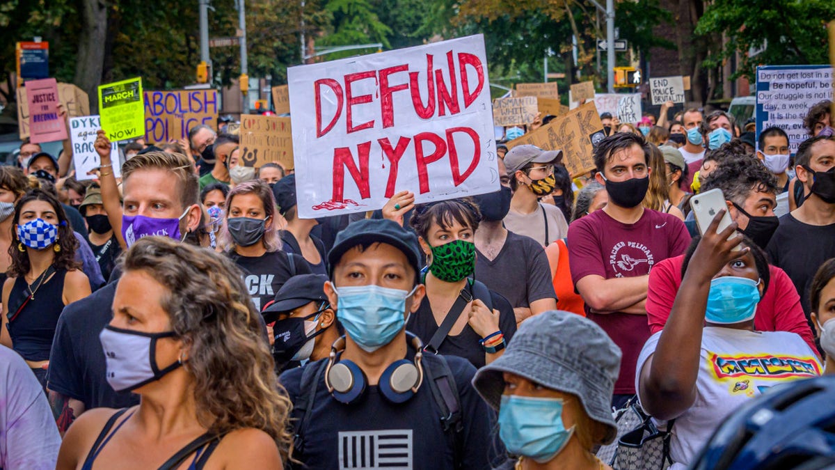 defund the police protests nyc