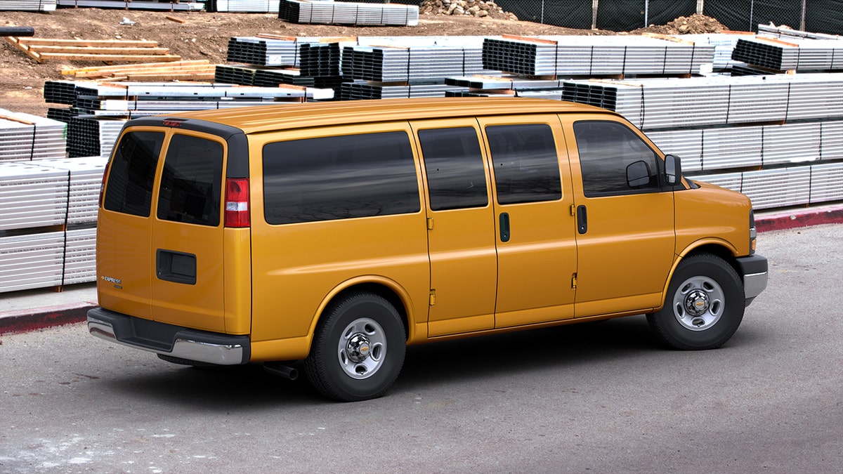 The Chevrolet Express is available in 12- and 15-passenger models.