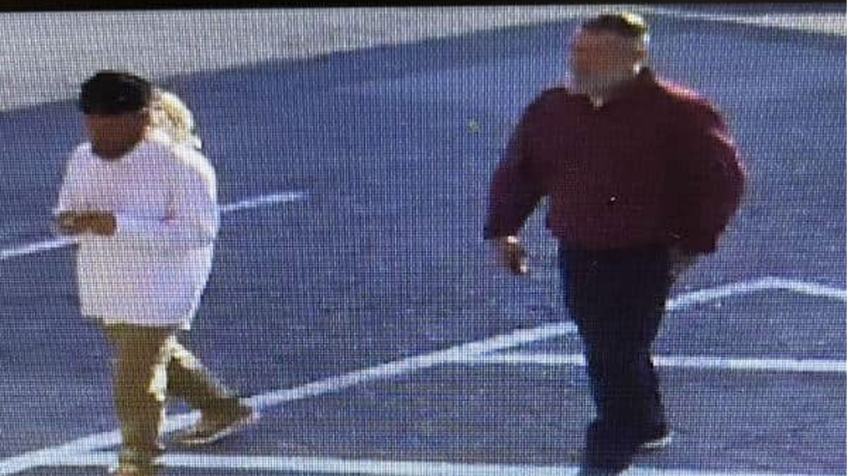 James W. Gentry was wearing dark pants and a red shirt or jacket. Surveillance video showed him walking with another man before getting into a dark-colored, four-door pickup truck at a Circle K gas station.