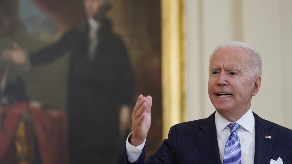 President Biden gets heated while answering a question from Fox News' Peter Doocy.?