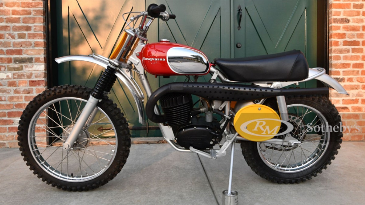 Steve McQueen's first Husqvarna motorcycle could sell for a small