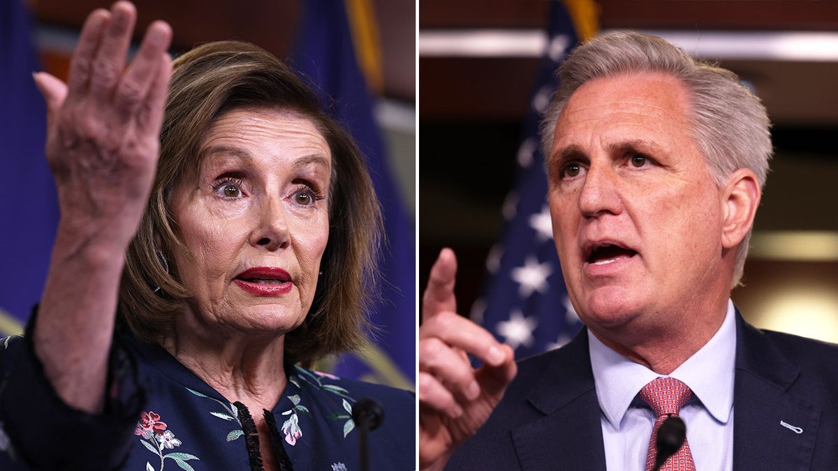 House Speaker Nancy Pelosi, D-Calif., and House Minority Leader Kevin McCarthy, R-Calif.