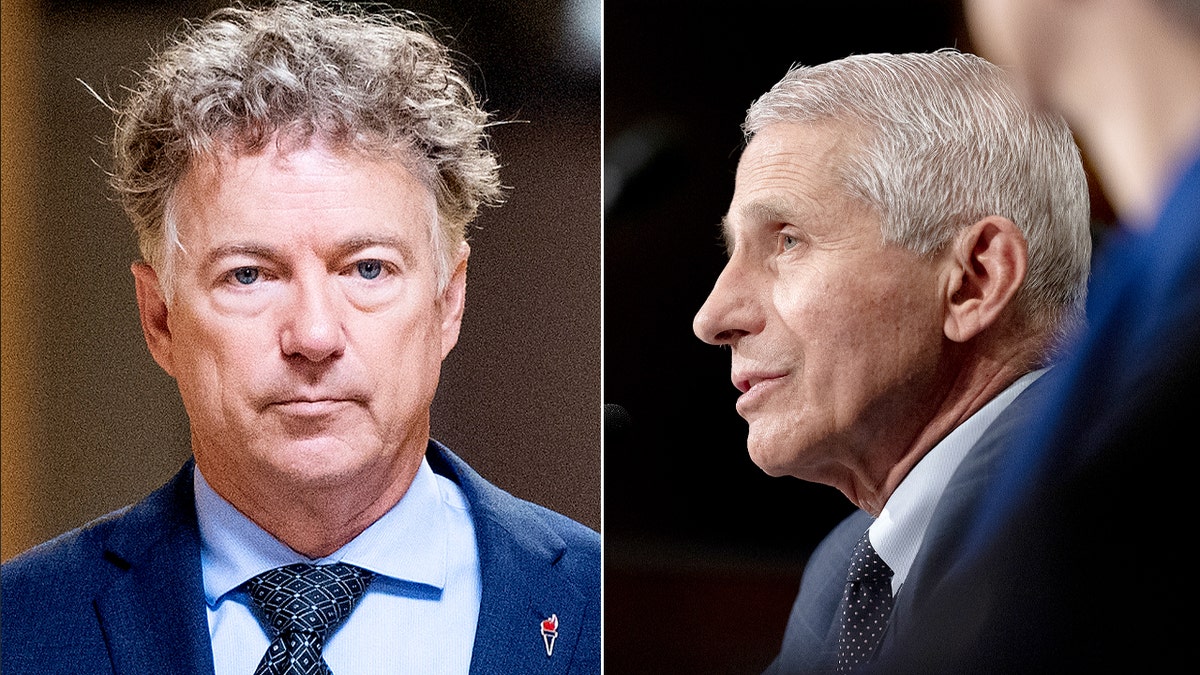 Sen. Rand Paul, R-Ky., and Dr. Anthony Fauci, director of the National Institute of Allergy and Infectious Diseases.