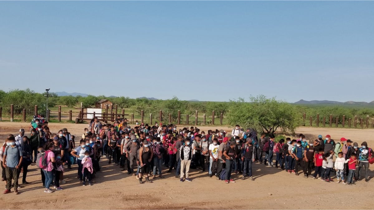 Three-fourths of the migrants were unaccompanied children.