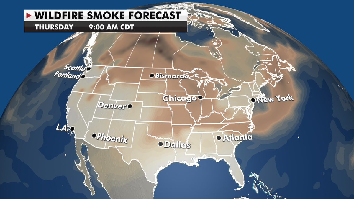 Wildfire Threat Remains High As Smoke Spreads To East Coast | Fox News