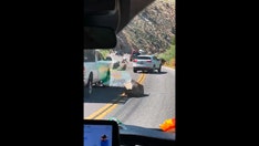 Boulders roll onto highway following 6.0 California-Nevada earthquake, aftershocks expected for days