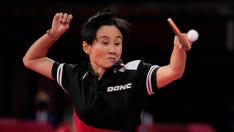 Austrian Olympic table tennis star's young daughter wants mom to 'lose quickly and come home'