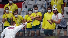 Caeleb Dressel tosses Olympic gold medal to teammate Brooks Curry: He 'deserved that a little more than me'