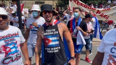 Washington protesters descend on Cuban embassy, accuse Biden team of supporting communism