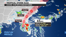 Tropical Storm Elsa weakens, heat persists in West