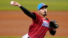 Marlins' Pablo Lopez strikes out first 9 batters of game vs. Braves, making history
