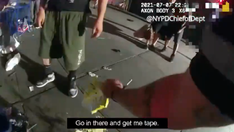 New York police officer saves man's life by patching up chest wound with potato chips bag and tape