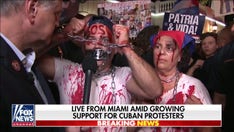 'Bloodied' Little Havana demonstrator slams Biden: 'Cubans don't want vaccines, they want freedom'