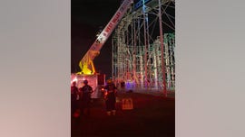 Teens trapped atop roller coaster for 2 hours rescued by firefighters