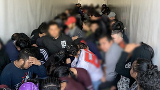 Texas State Troopers find semi loaded with 105 migrants being smuggled into US