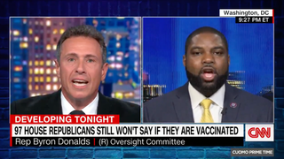 Rep. Byron Donalds, Chris Cuomo clash as CNN host lectures lawmaker on COVID vaccine: 'Please don't berate me'