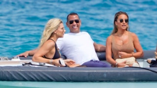 Alex Rodriguez enjoys birthday getaway in Saint-Tropez with mystery blonde, Jessie James and Eric Decker