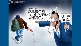 Political cartoon of the day: Selective outrage