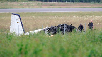 Sweden skydiving plane crash leaves 9 dead