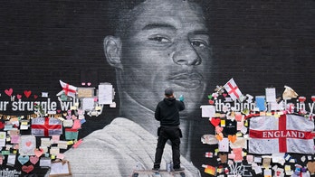 Mural in soccer star's hometown becomes anti-racism symbol