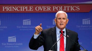 Pence, in Iowa, charges Biden trying to turn America into a ‘secular welfare state’