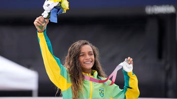 Brazilian skateboarder Rayssa Leal returns home from Olympics to 'Little Fairy' trademark surprise