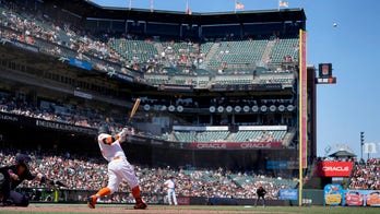 Crawford homers, Giants assured MLB's top record at break