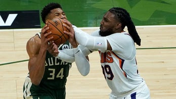Bucks' Giannis Antetokounmpo on foul complaints: 'I take a pretty good beating out there'