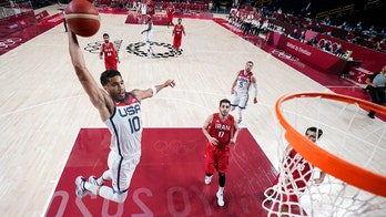 US bounces back from Olympic-opening loss, routs Iran 120-66