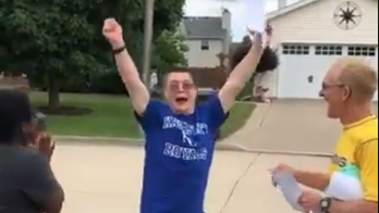High school graduate's reaction to his college acceptance letter goes viral: 'Fought hard for that'