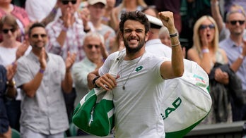 Italy's Berrettini reaches 1st Grand Slam final at Wimbledon