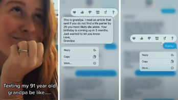 91-year-old grandpa sends lovingly hilarious texts to his single granddaughter: Video