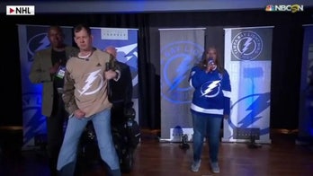 Wounded veteran stands for national anthem at NHL game: ‘If I’m able, I will stand’